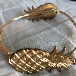 Gold Pineapple Bangle